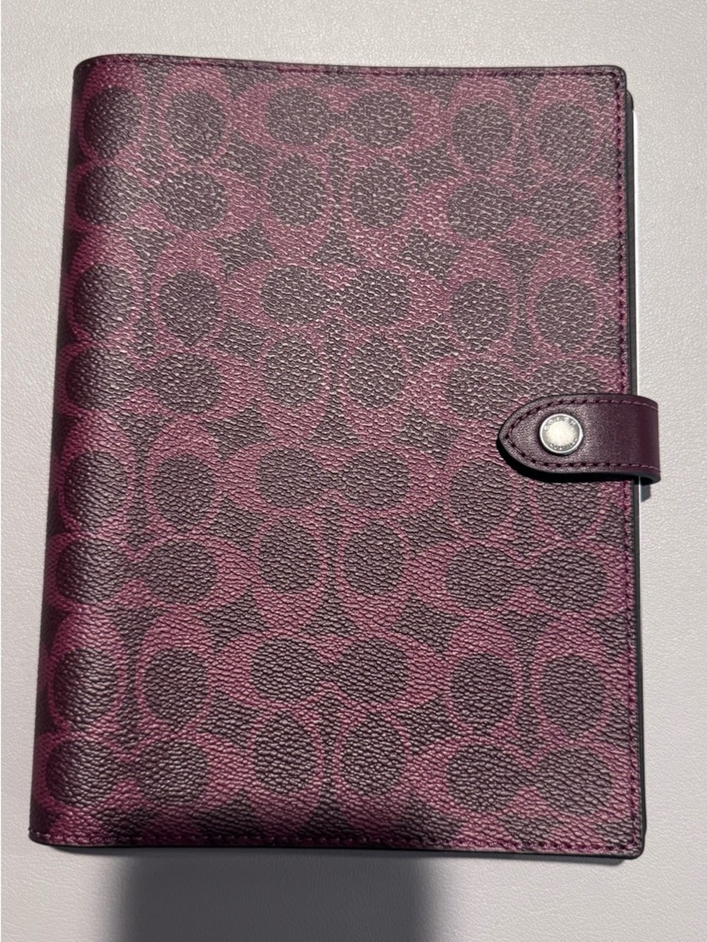 Coach notebook cover